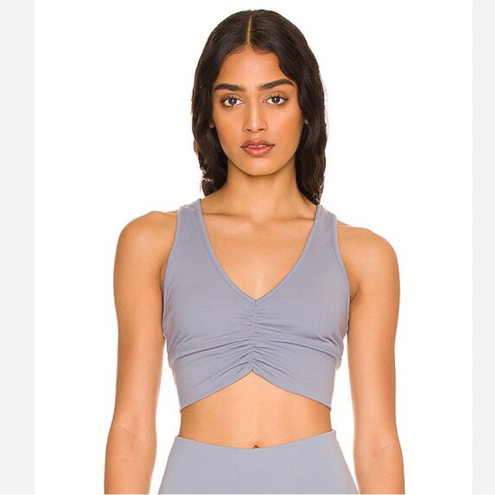 ALO Wild Thing bra in steel blue sz M
